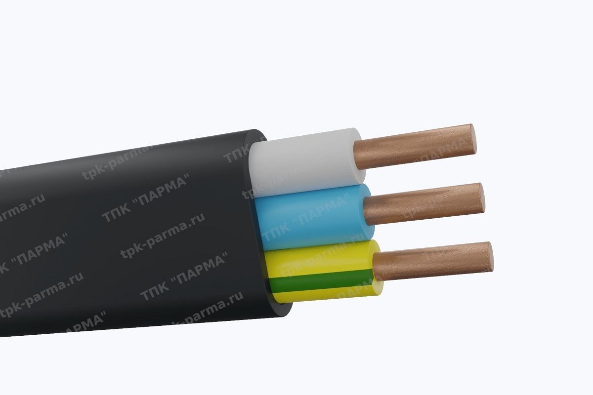 Фотография провода Кабель ВВГнг(A)-LS-П 3х6
