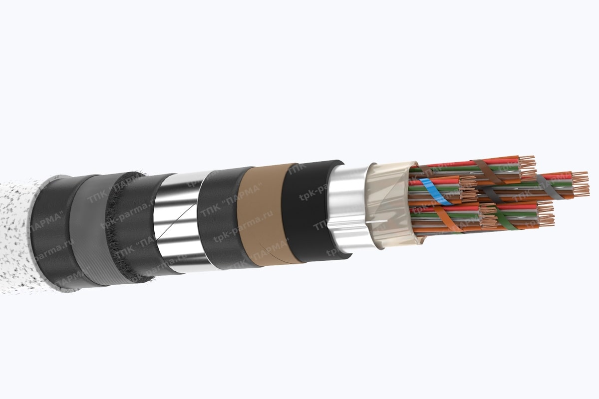 Фотография провода Кабель ТППэпЗБ 100х2х0,4