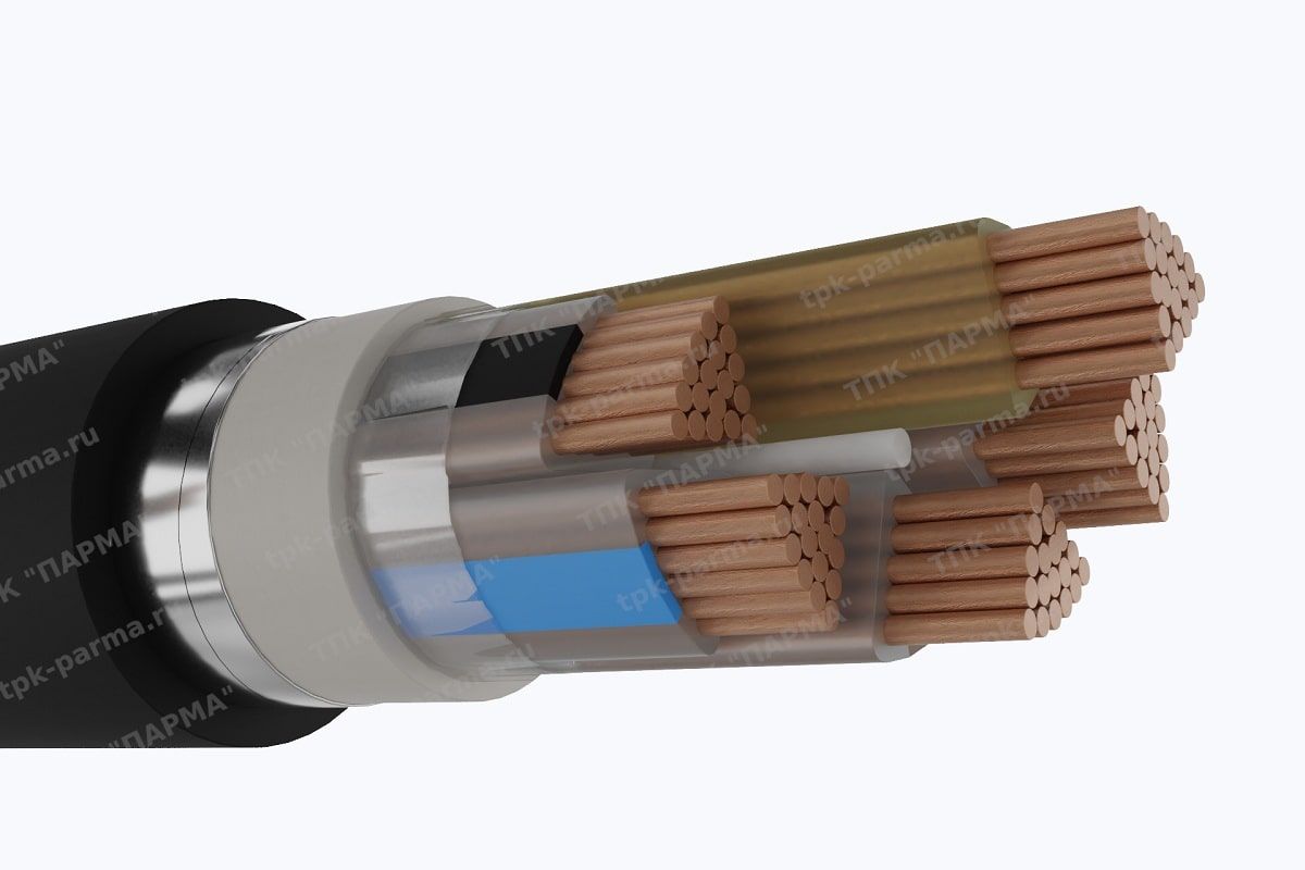 Фотография провода Кабель ПвБбШп 5х35 - 1кВ