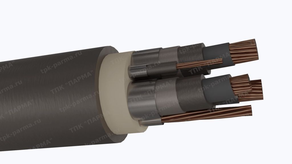 Фотография провода Кабель КГЭТ 3х50+1х16+1х10 - 6кВ