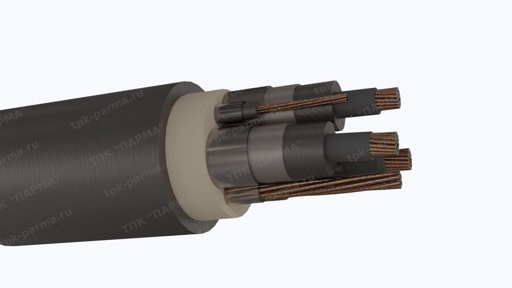 Фотография провода Кабель КГЭН 3х35+1х10+1х6,0 - 6кВ