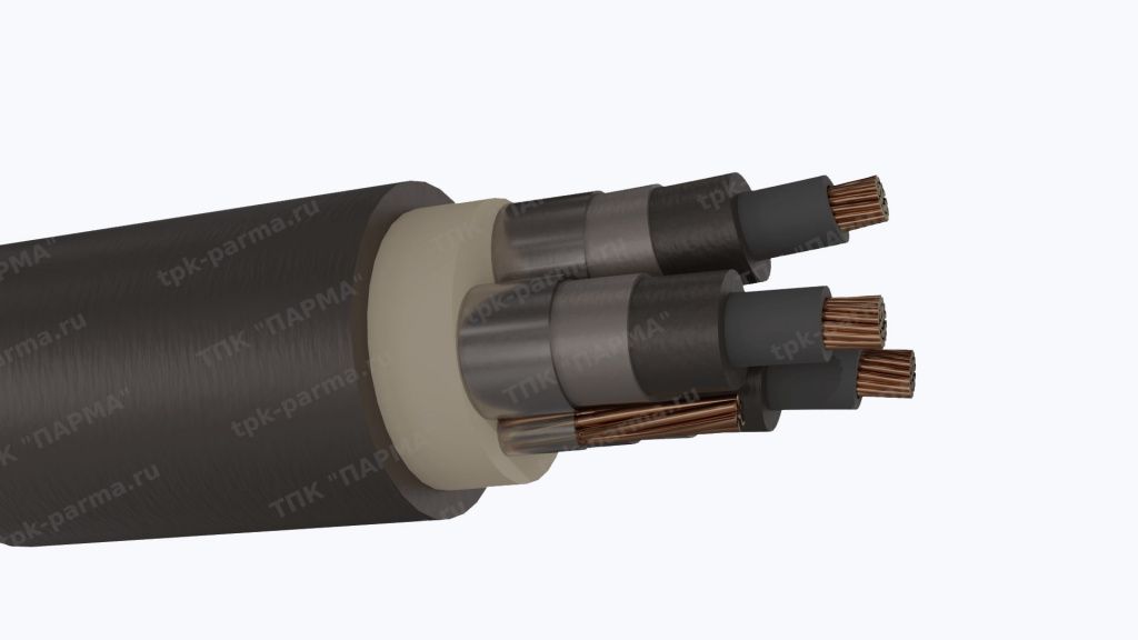 Фотография провода Кабель КГЭТ 3х70+1х16 - 10кВ
