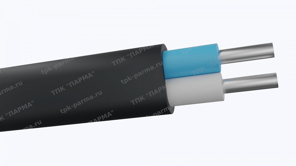 Фотография провода Кабель АВВГнг-LS-П 2х6 - 1кВ