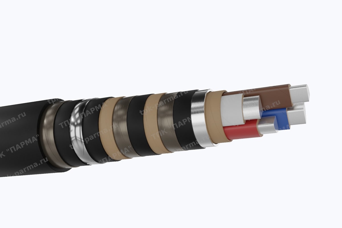 Фотография провода Кабель ААБ2лШв 4х70 - 1кВ