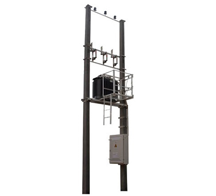 КТПс 25/10/0,4 двухстолбовая В/В